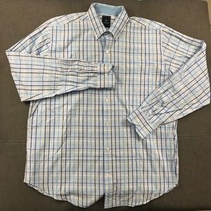 Tailorbyrd 1930 Collection Men's Long Sleeve Button Down Shirt Size Large
